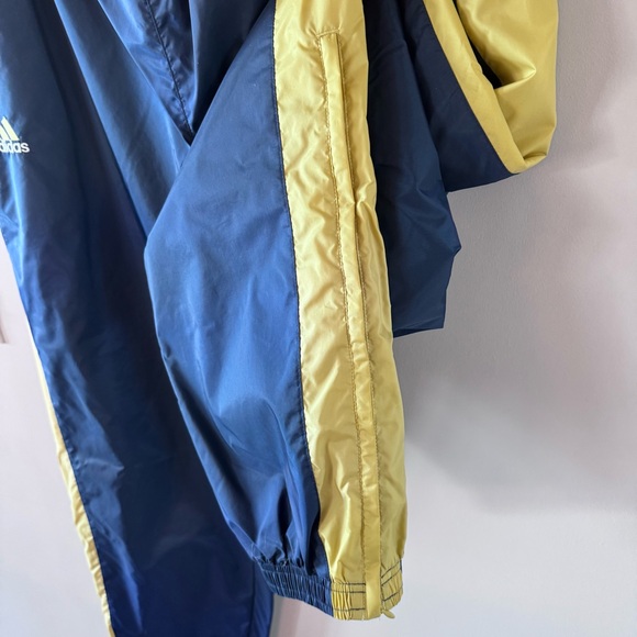 Vintage! Adidas Notre Dame University Basketball lined windbreaker set - Picture 15 of 16